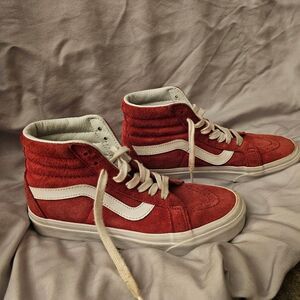 Vans size 5.5 mens or size 7 women's hi top sneakers